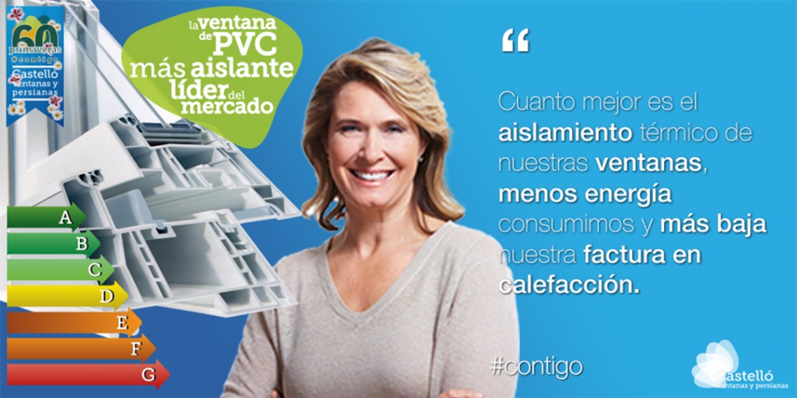 Ventanas termoaislantes que ahorran energía.