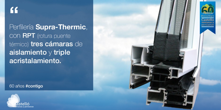 Supra-Thermic, la mejor ventana de aluminio del mercado.