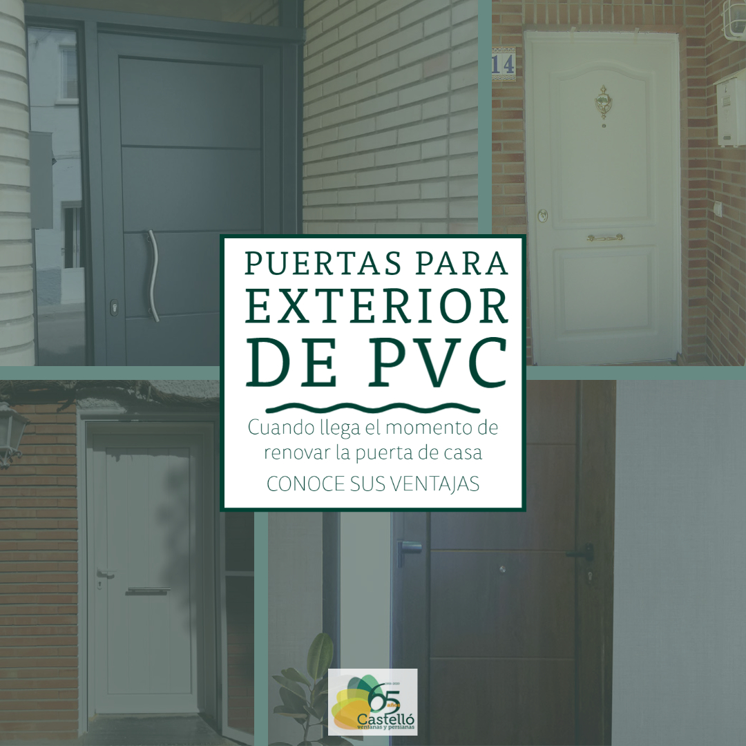 Puertas De Exterior De Pvc Ventanas Castell